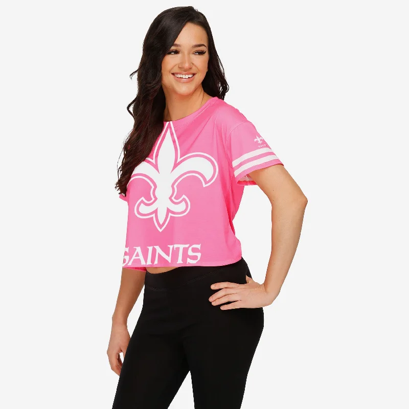 New Orleans Saints Womens Highlights Crop Top