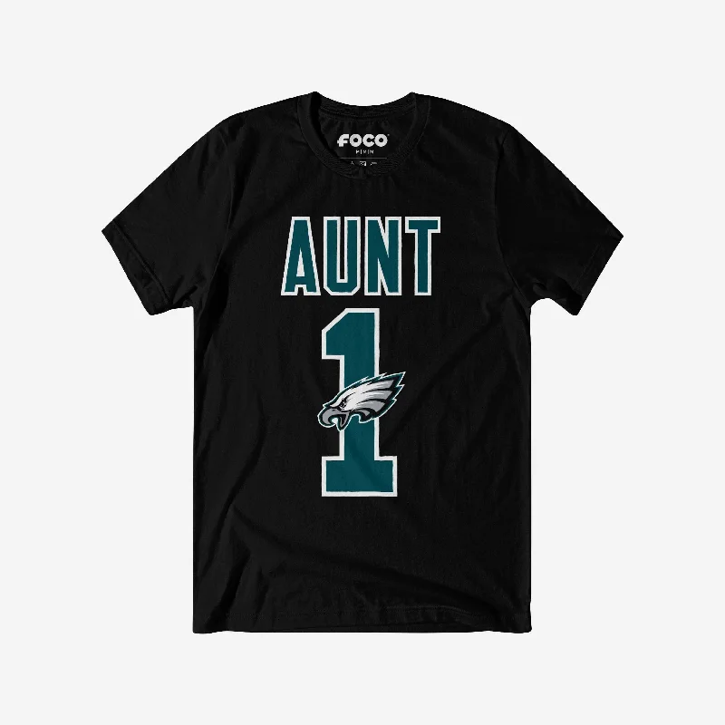 Philadelphia Eagles Number 1 Aunt T-Shirt