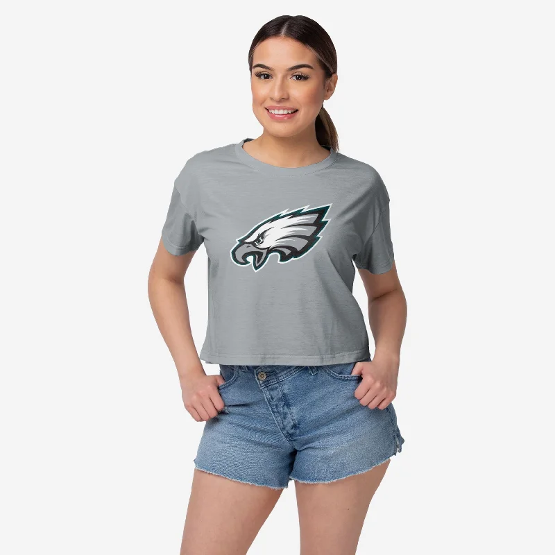 Philadelphia Eagles Womens Alternate Team Color Crop Top