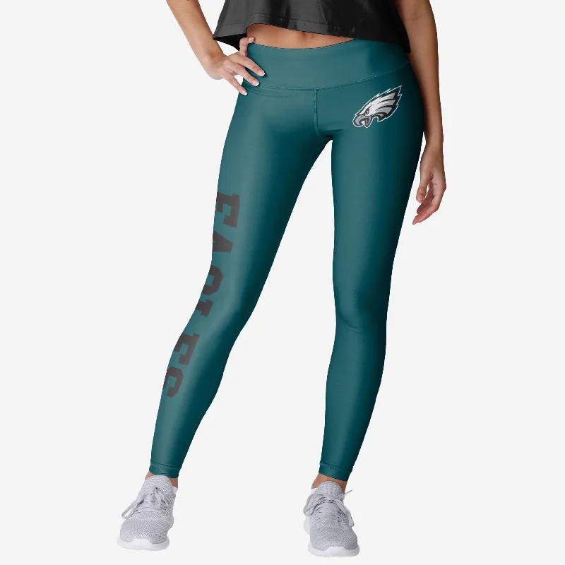 Philadelphia Eagles Womens Solid Big Wordmark Legging