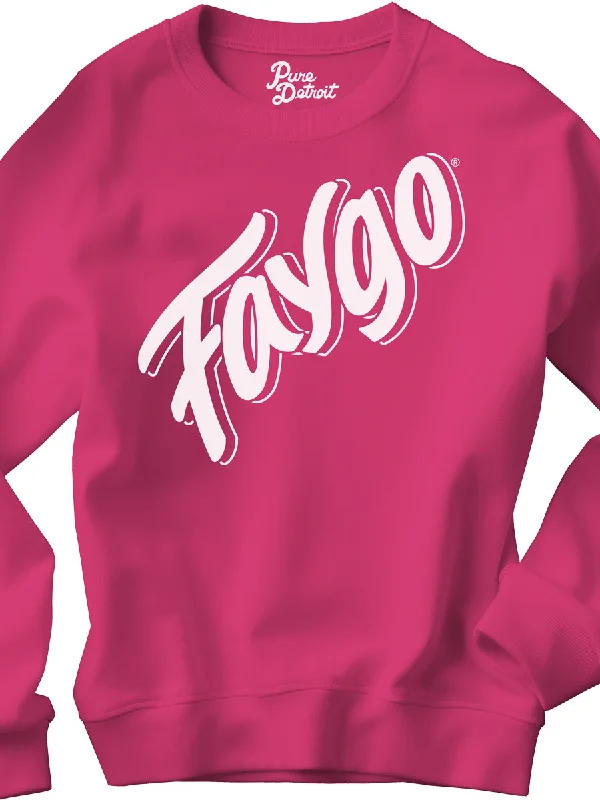 Faygo Heavyweight Crewneck Sweatshirt - Hot Pink