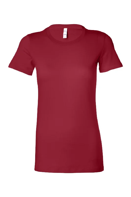 Bella + Canvas Womens The Favorite Short Sleeve Crewneck T-Shirt - Cardinal Red