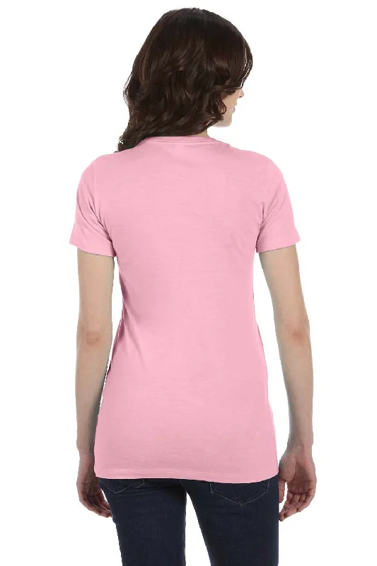 Bella + Canvas Womens The Favorite Short Sleeve Crewneck T-Shirt - Pink