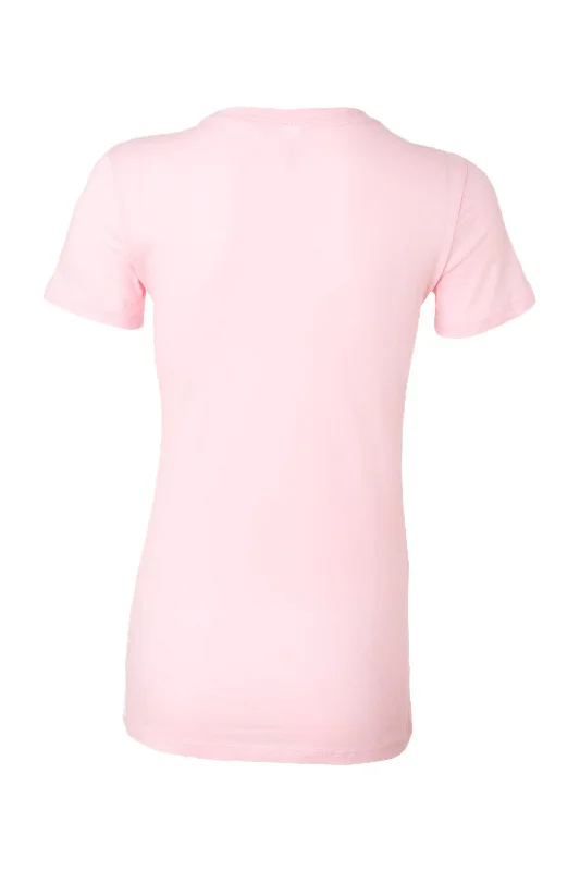 Bella + Canvas Womens The Favorite Short Sleeve Crewneck T-Shirt - Pink