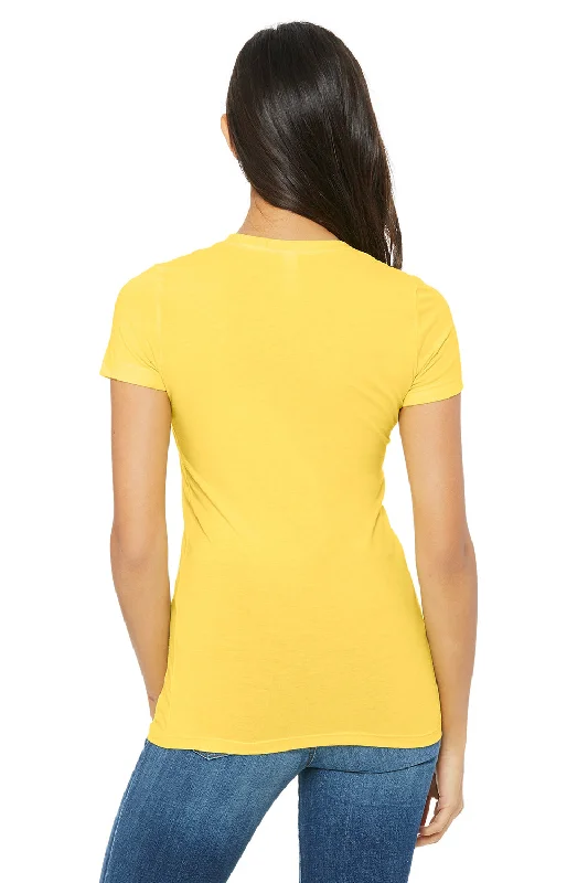 Bella + Canvas Womens The Favorite Short Sleeve Crewneck T-Shirt - Yellow