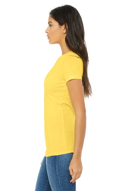 Bella + Canvas Womens The Favorite Short Sleeve Crewneck T-Shirt - Yellow