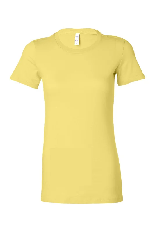 Bella + Canvas Womens The Favorite Short Sleeve Crewneck T-Shirt - Yellow