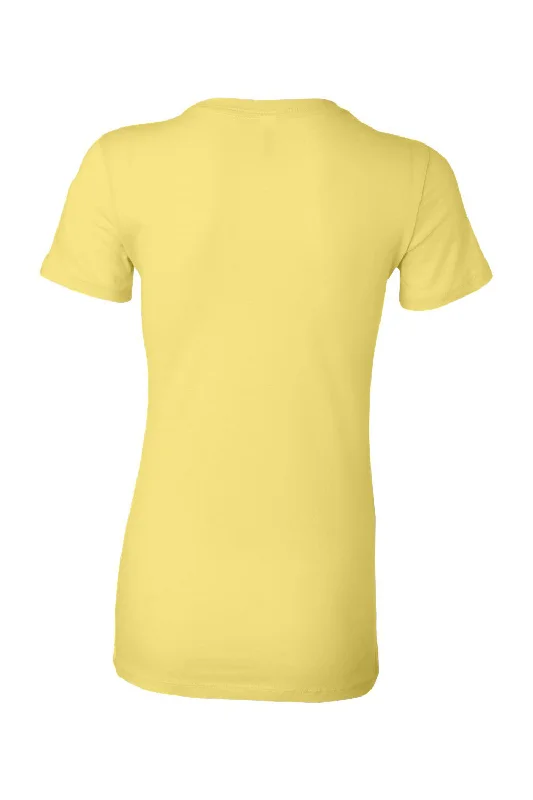 Bella + Canvas Womens The Favorite Short Sleeve Crewneck T-Shirt - Yellow