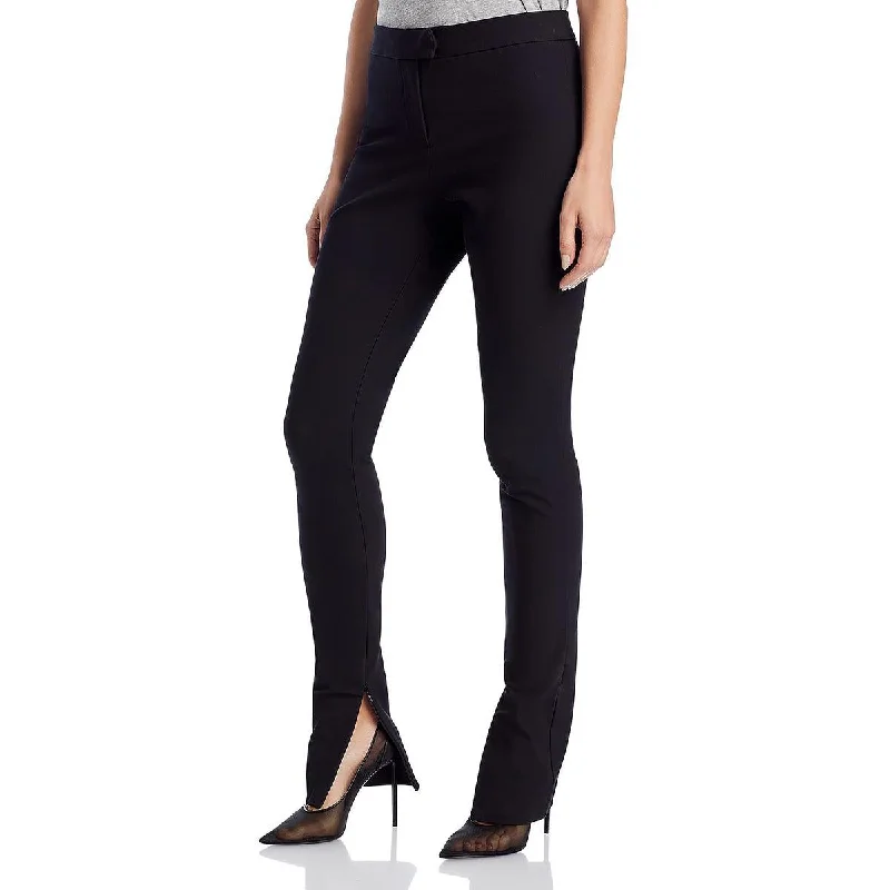 Rebecca Womens Scuba Mid-Rise Skinny Pants