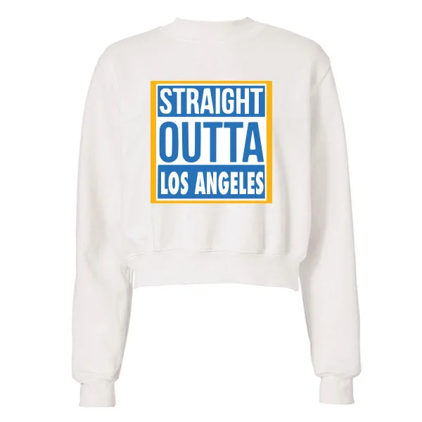 Blue & Yellow Straight Outta Los Angeles Sweatshirt