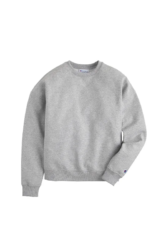 Champion Womens PowerBlend Crewneck Sweatshirt - Light Steel Grey