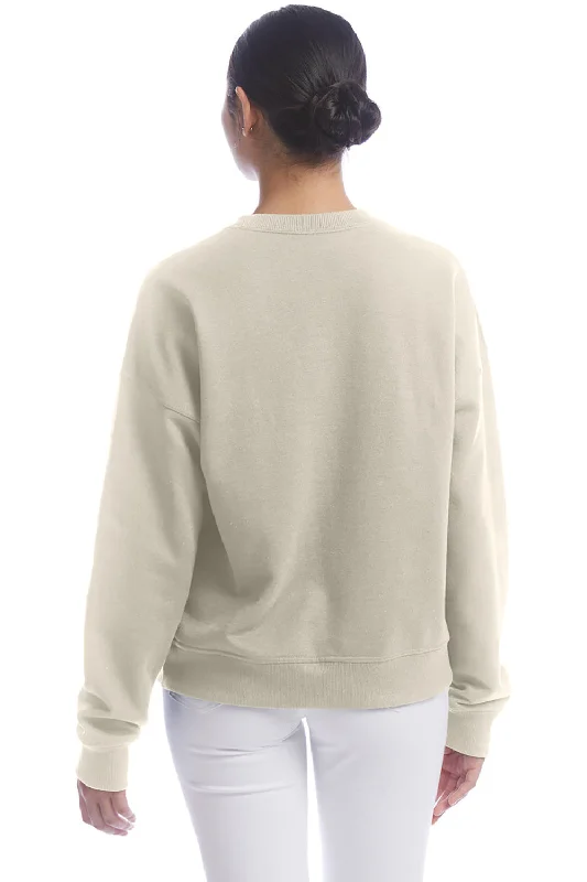 Champion Womens PowerBlend Crewneck Sweatshirt - Sand