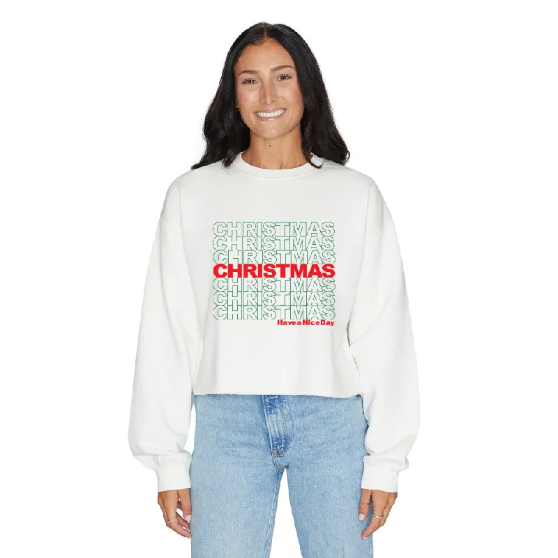 Christmas Repeat Crewneck Sweatshirt