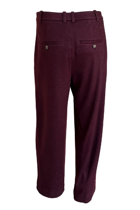 Cozy Wool Pleat Front Pant