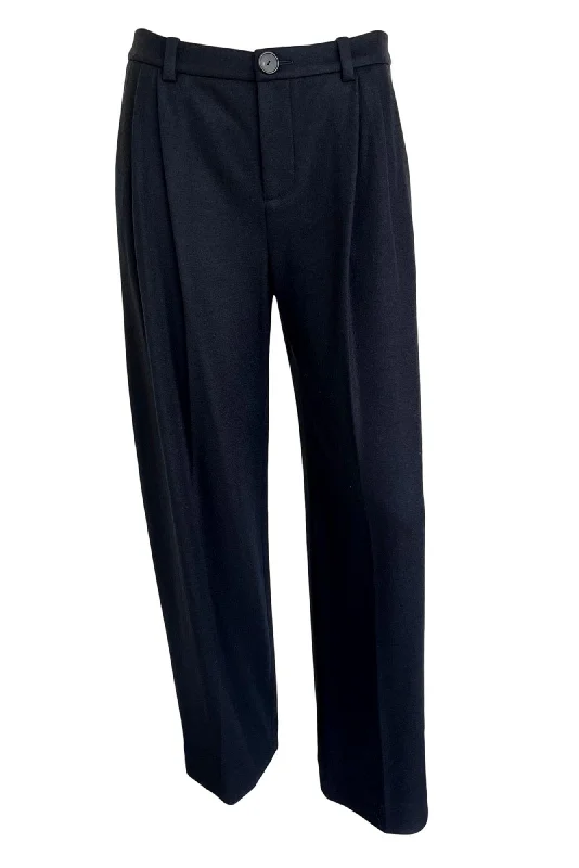 Cozy Wool Pleat Front Pant