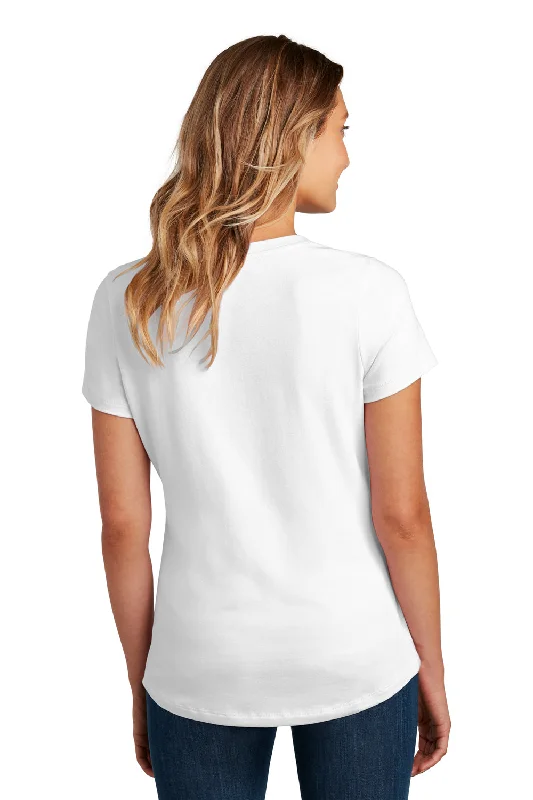 District Womens Flex Short Sleeve Scoop Neck T-Shirt - White