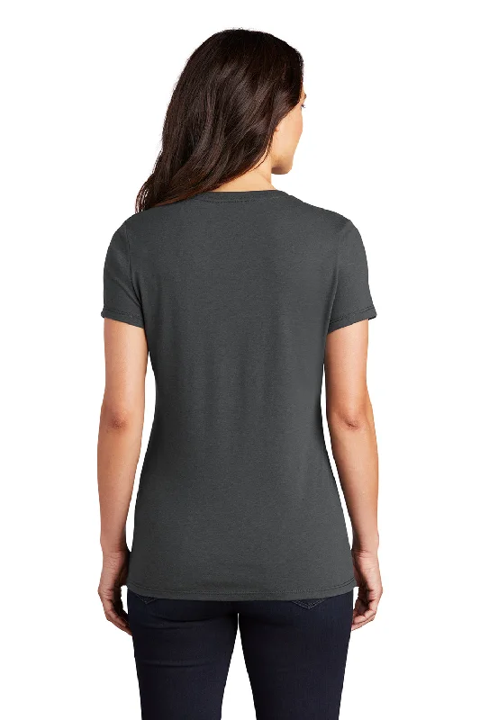 District Womens Perfect Tri Short Sleeve Crewneck T-Shirt - Charcoal Grey