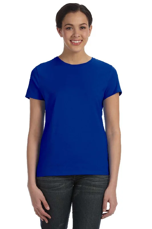 Hanes Womens Nano-T Short Sleeve Crewneck T-Shirt - Deep Royal Blue