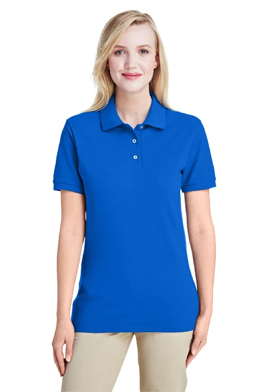 Jerzees Womens Short Sleeve Polo Shirt - Royal Blue