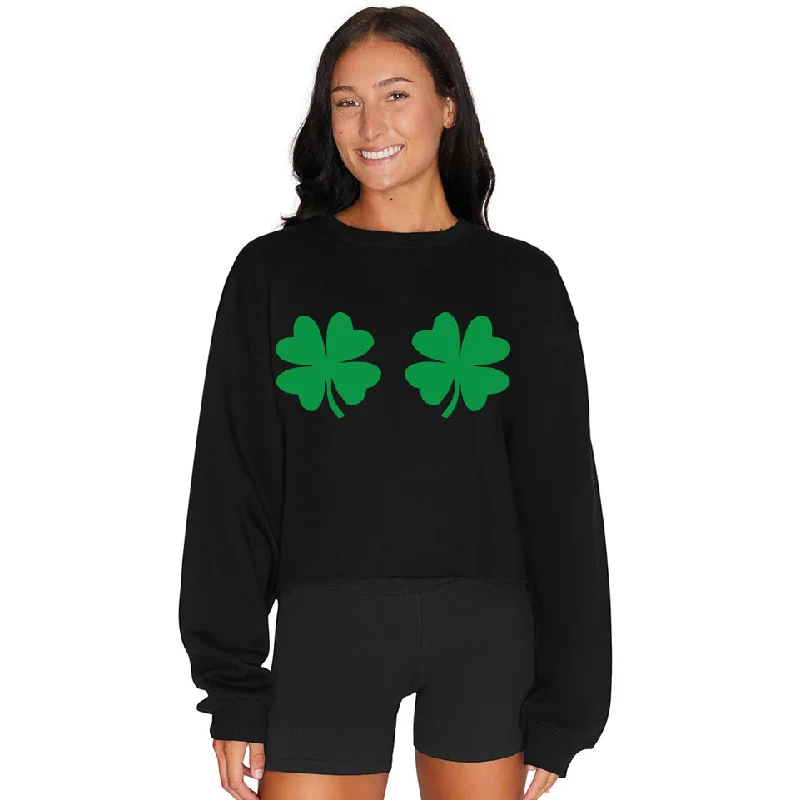 Shake Your Shamrocks Black Crewneck