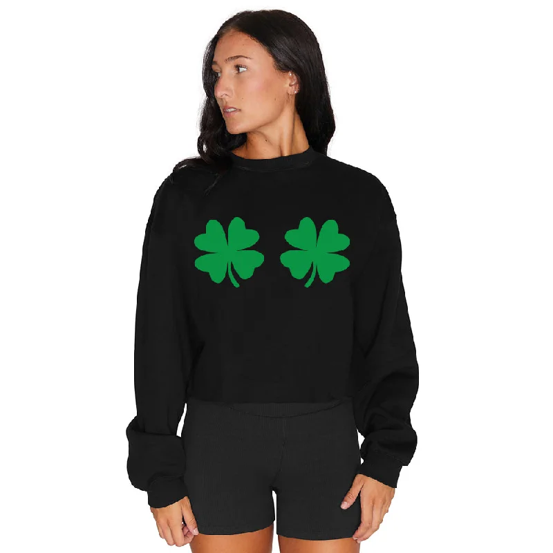 Shake Your Shamrocks Black Crewneck