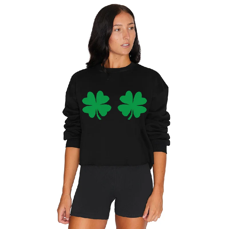 Shake Your Shamrocks Black Crewneck