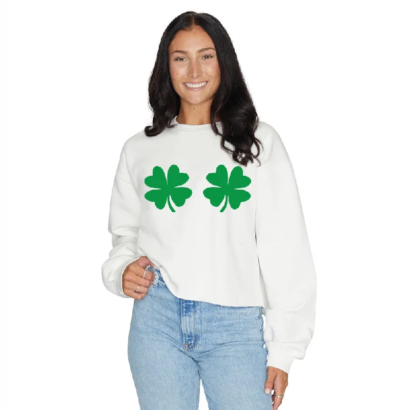 Shake Your Shamrocks White Crewneck