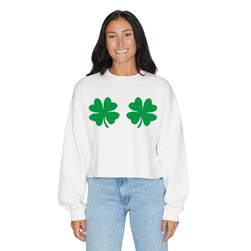 Shake Your Shamrocks White Crewneck