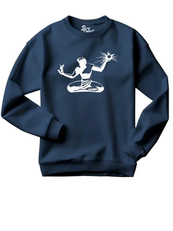 Spirit of Detroit Premium Sweatshirt - White / Navy