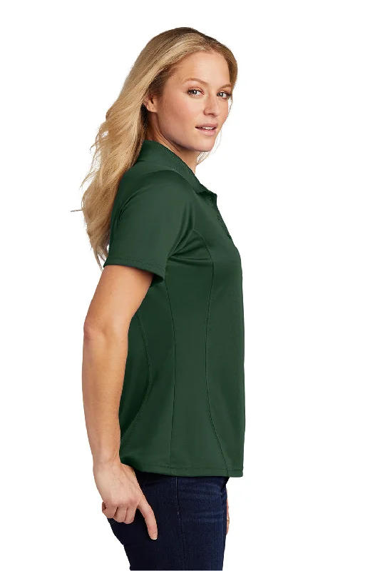 Sport-Tek Womens Dry Zone Moisture Wicking Short Sleeve Polo Shirt - Forest Green