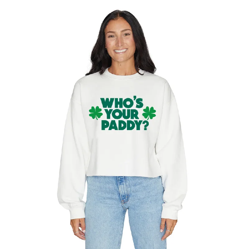 Who's Your Paddy? White Crewneck