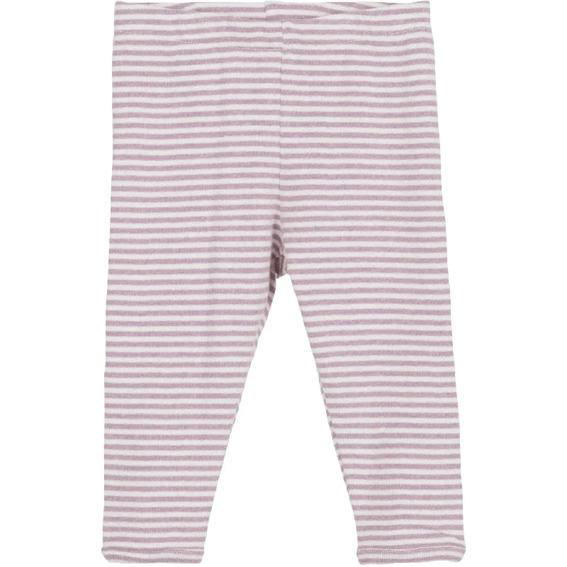 Serendipity Lilac/Offwhite Leggings Stripe