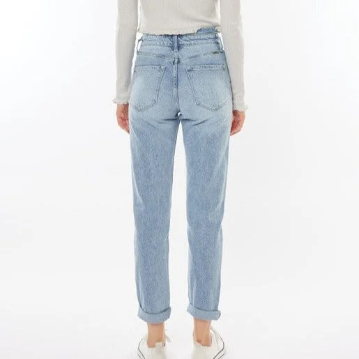 KanCan High Rise Mom Jean