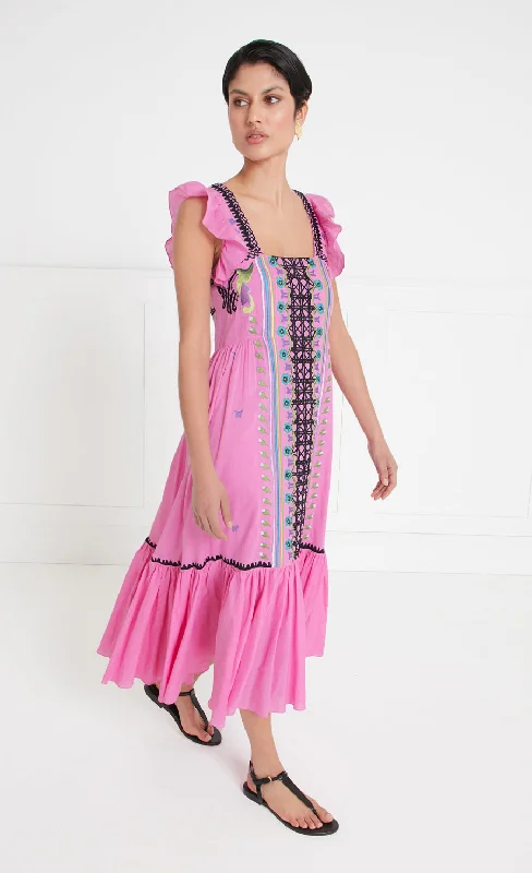 Florentine Dress - Rose Pink