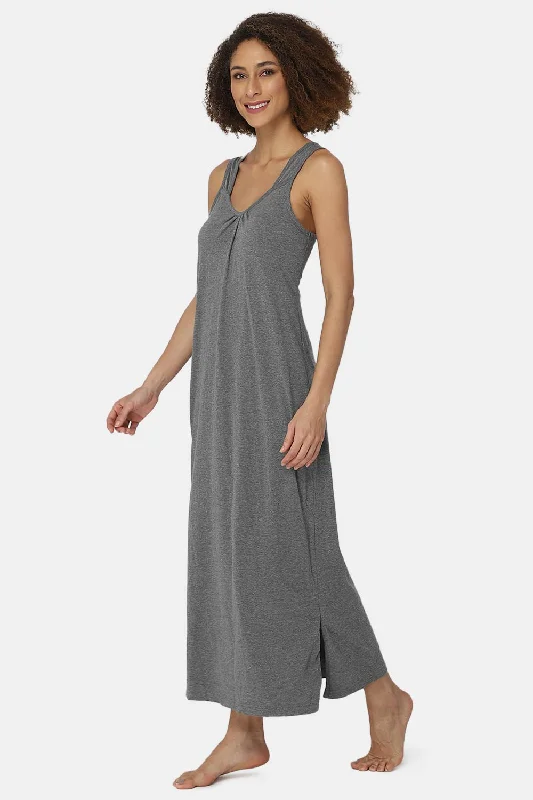 Full-Length Sleeveless Intimacy Full Night Slip - Nightwear