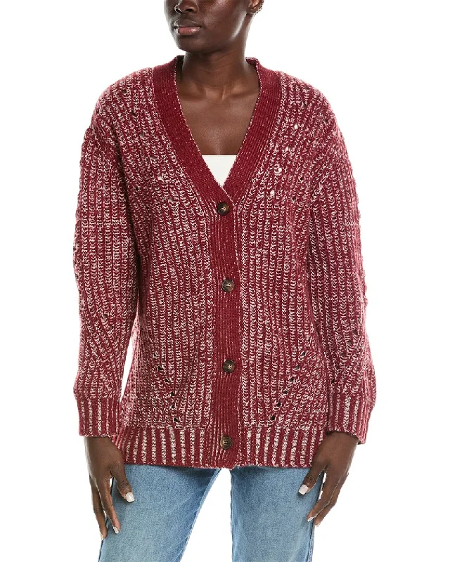 Johnny Was Calme Wool & Cashmere-Blend Cardigan