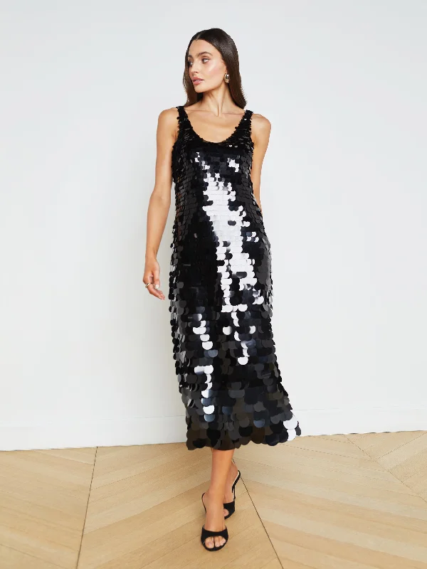 Leander Pailette Dress