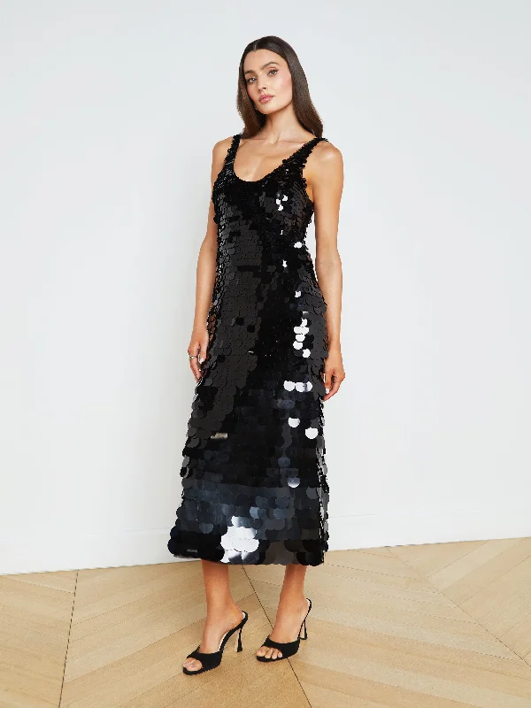 Leander Pailette Dress