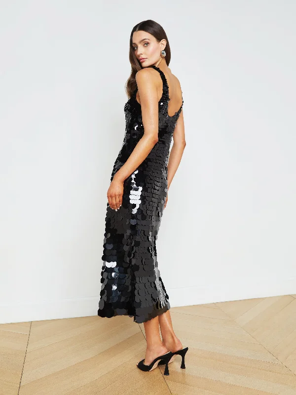 Leander Pailette Dress