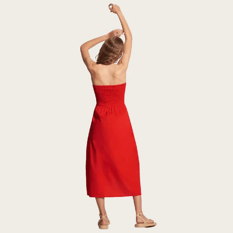 Madella Midi Dress (Cherry Tomato)