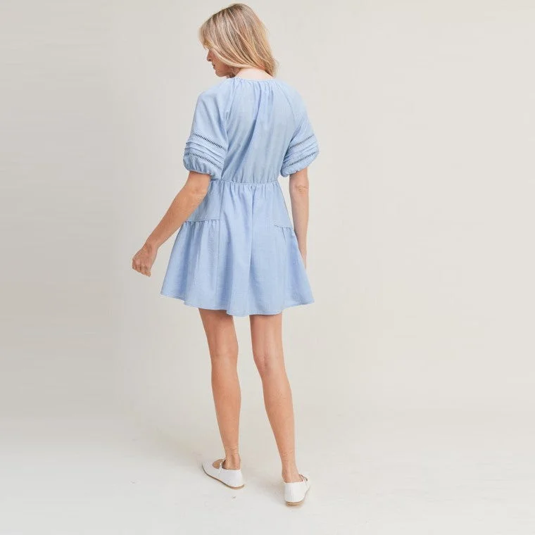 Mini Dress (Light Blue)