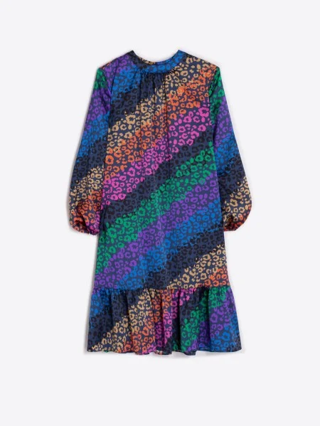 Multicolor Leopard Dress