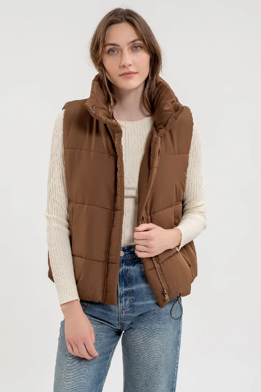 On The Go Vest - Brown