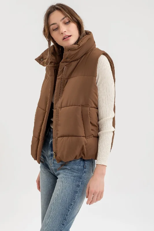 On The Go Vest - Brown