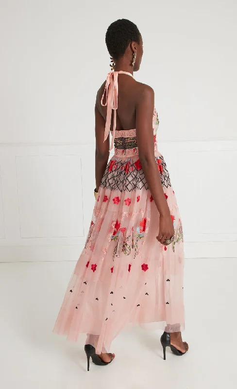 Remi Halter Dress - Blush