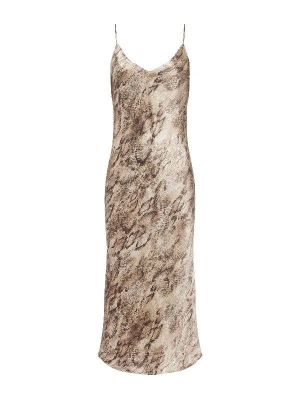 Seridie Silk Slip Dress