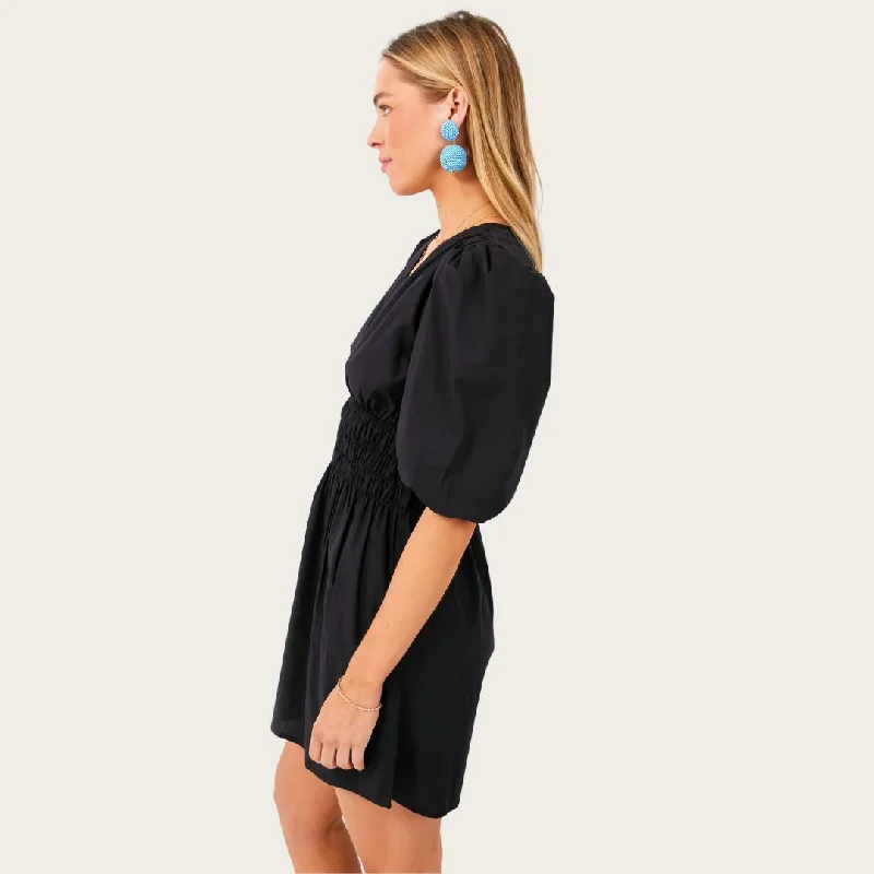 Valledoria Mini Dress (Black)