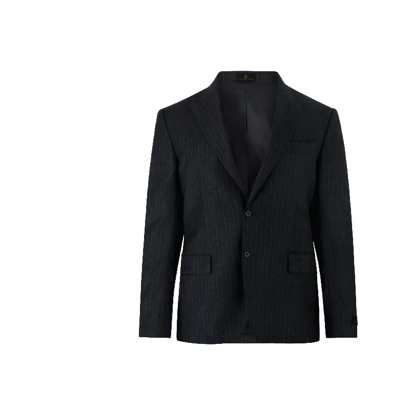 Deep Charcoal Pin Stripe Suit