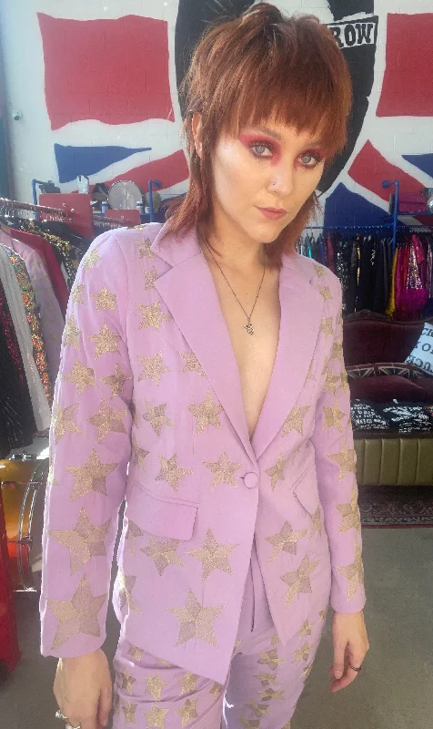 Any Old Iron Lavender Star Suit