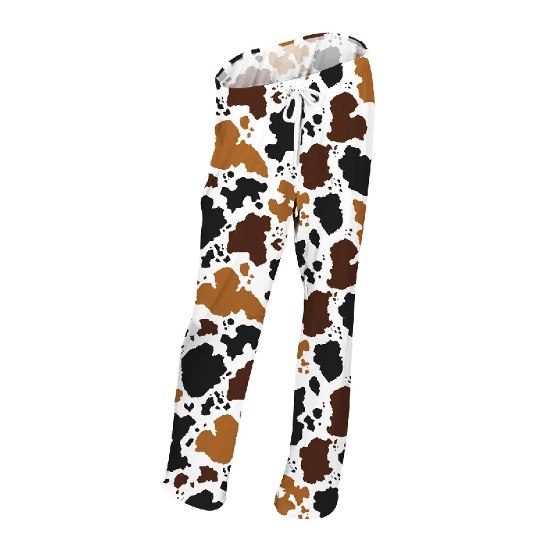 Cow Print PJ Pants